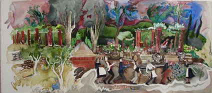 Italian Villa
18"x40" $190
9"x20" $90 Italian Villa
18"x40" $190
9"x20" $90